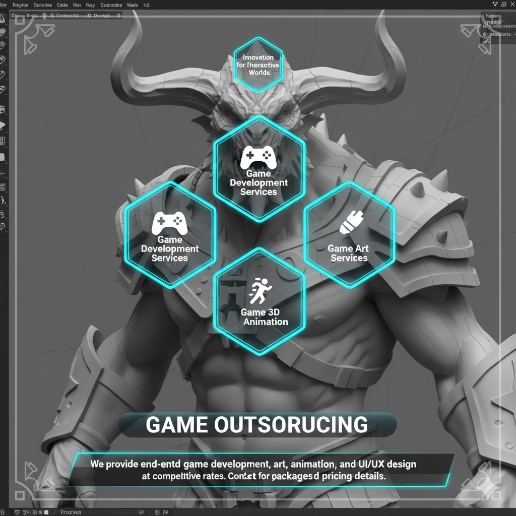 公認的專業知識:服務全球及台灣的遊戲美術外包工作室代理